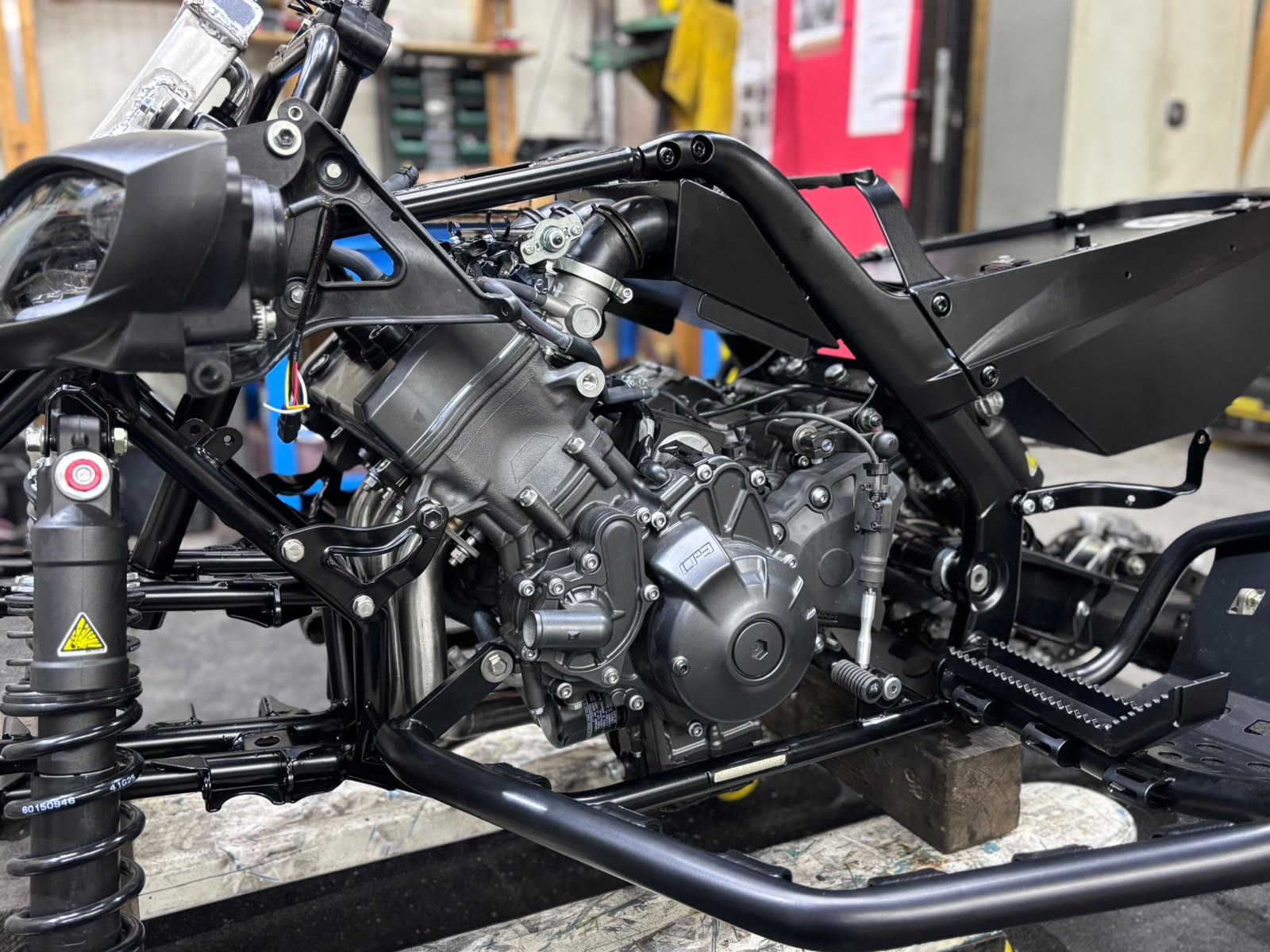 Yamaha CP3-Reihendreizylinder im RS-Racing-Rahmen